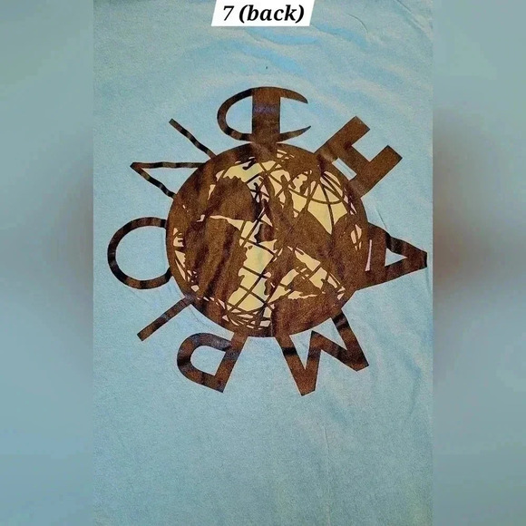 NWOT Champion t-shirt, Teal, short sleeve, mens size MEDIUM - Picture 2 of 3